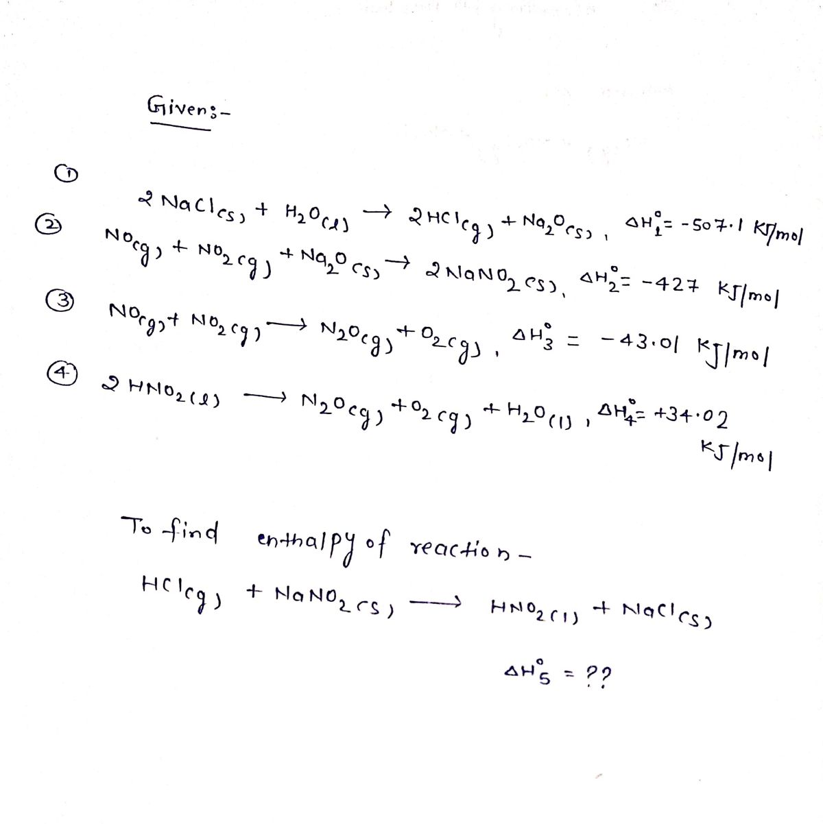 Chemistry homework question answer, step 1, image 1